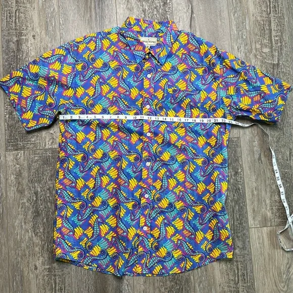 Tipsy Elves Wild Seahorse Print button-up shirt - Picture 6 of 9